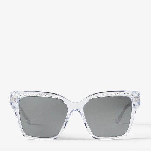 Jimmy Choo Giava Crystal Glitter Sunglasses main image 4
